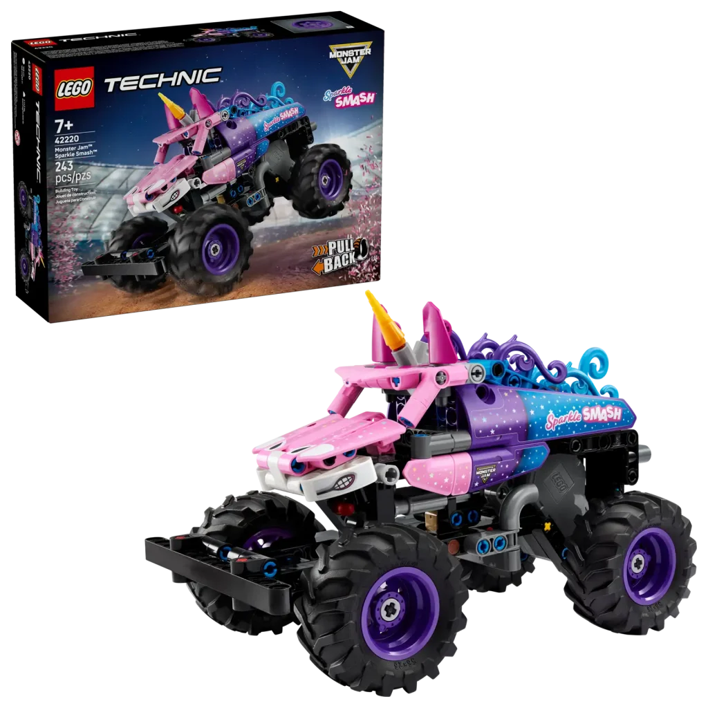 LEGO Technic 42220 Monster Jam Sparkle Smash Pull Back 1024x1024