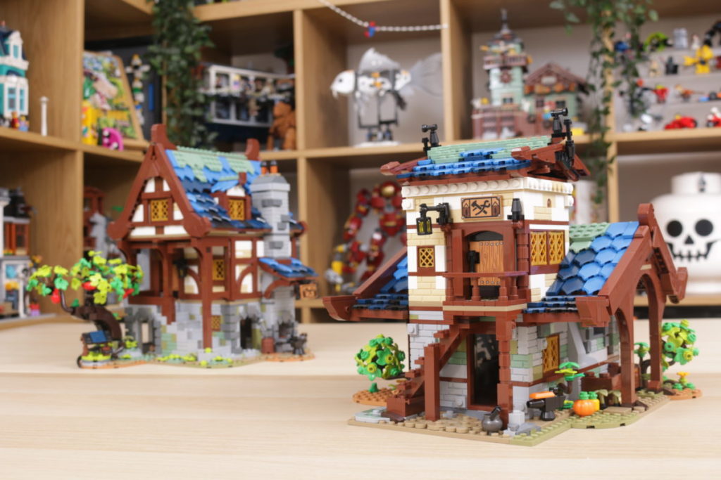 Rebuilding LEGO Ideas 21318 Medieval Blacksmith with Rebrickable 42 1024x683