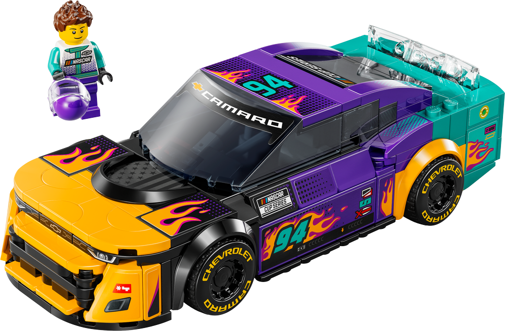 lego 76935 nascar next gen chevrolet camaro ZL1 contents