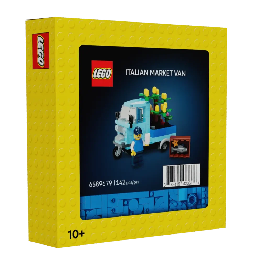 LEGO Ideas 5009422 Italian Market Van box front 1024x1001