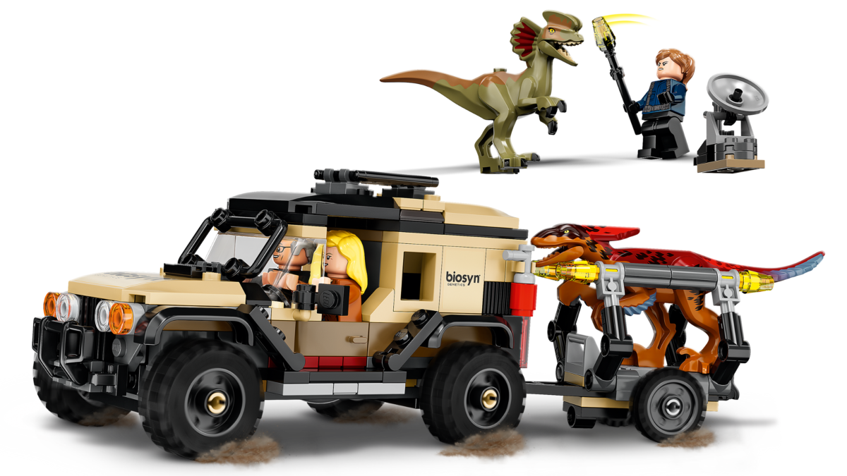 LEGO Jurassic World 76951 Pyroraptor Dilophosaurus Transport 2