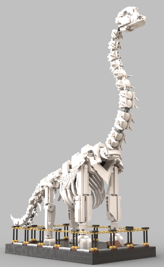 Brachiosaurus Altithorax bricklink designer program series 1 1 631x1024