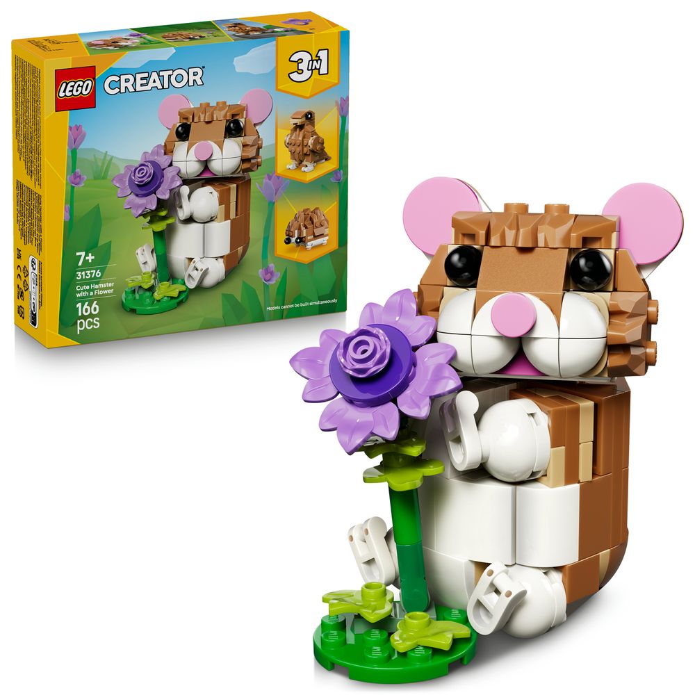 31376 LEGO Niedlicher Hamster mit Blume