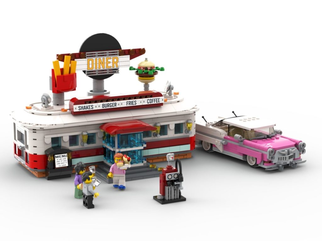LEGO BrickLink Designer Program 1950s Diner 1024x768