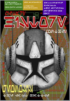 Star Wars The Bad Batch clone trooper helmet poster