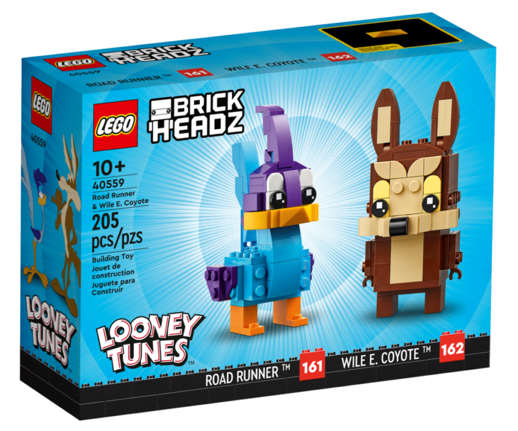 LEGO BrickHeadz 40559 Roadrunner and Wile E. Coyote box 1024x853