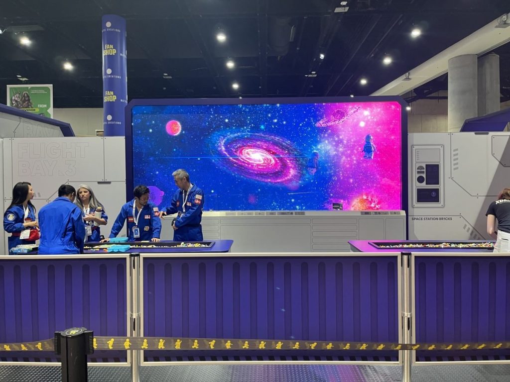 7NERDIST LEGO SDCC 2024 booth  1024x768