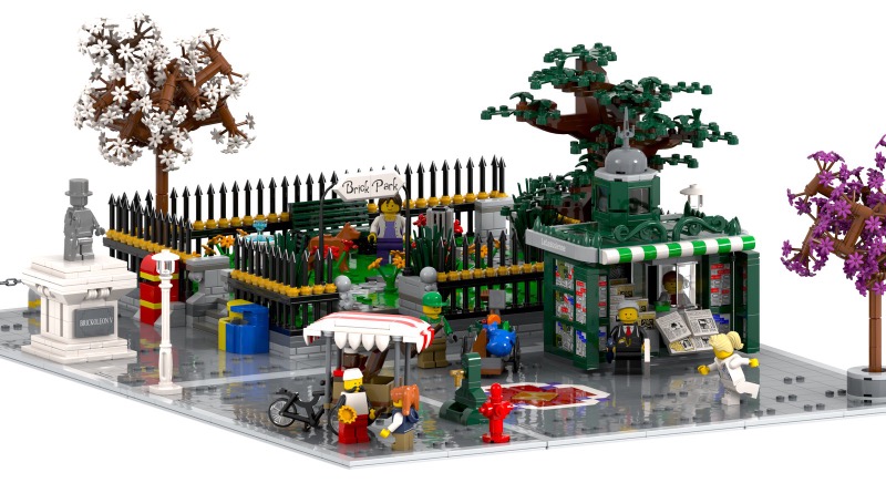 Expand your LEGO modular building layout with this 10K Ideas project