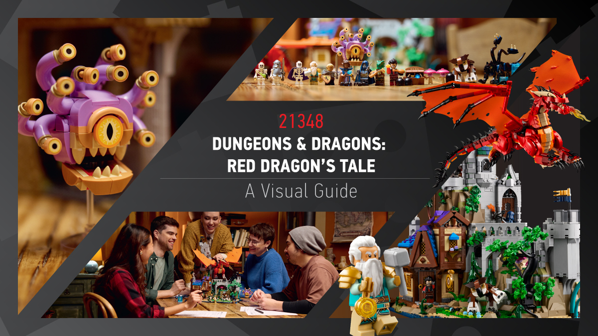 LEGO Ideas 21348 Dungeons & Dragons: Red Dragon's Tale visual tour and gallery