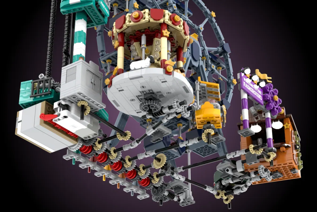 LEGO Ideas working modular fairground 5 1024x683
