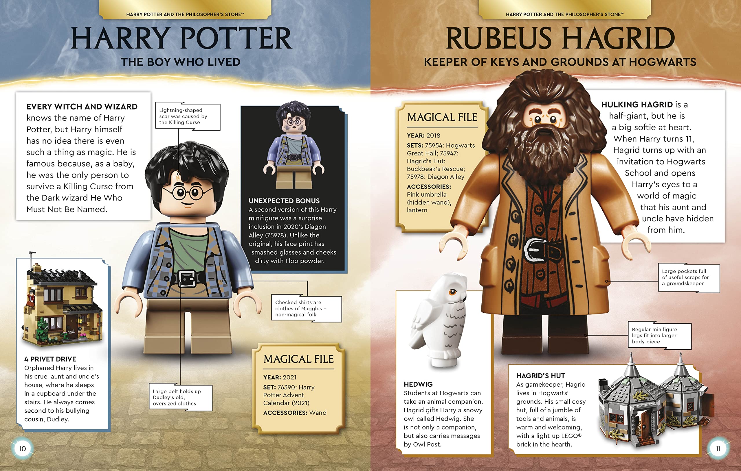 LEGO Harry Potter character encyclopedia new edition page