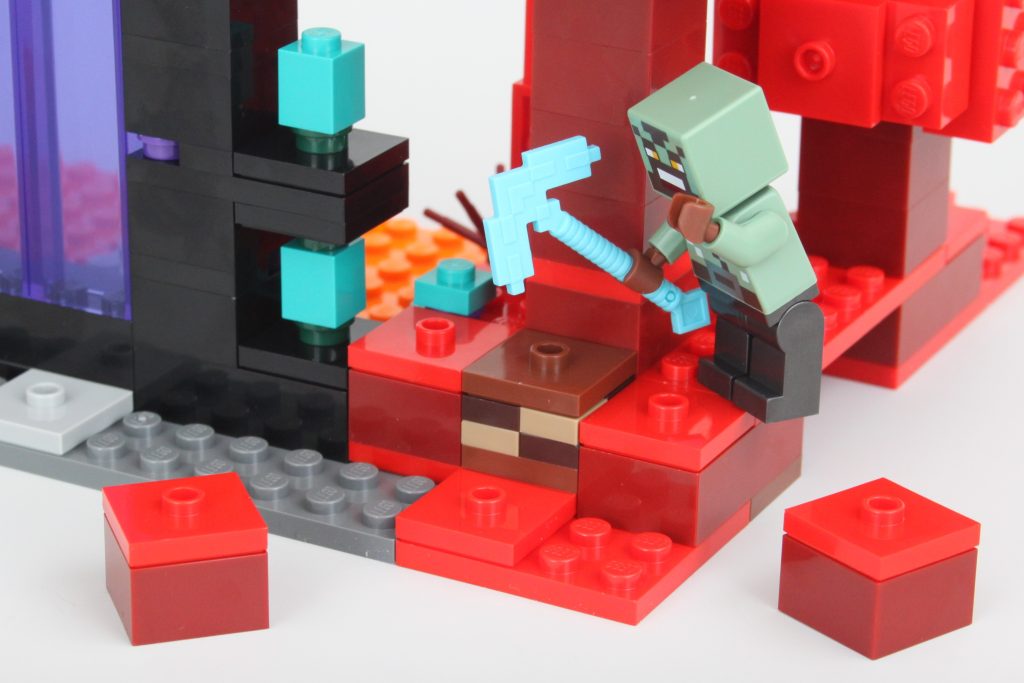 LEGO Minecraft 21255 The Nether Portal Ambush review 11 1024x683