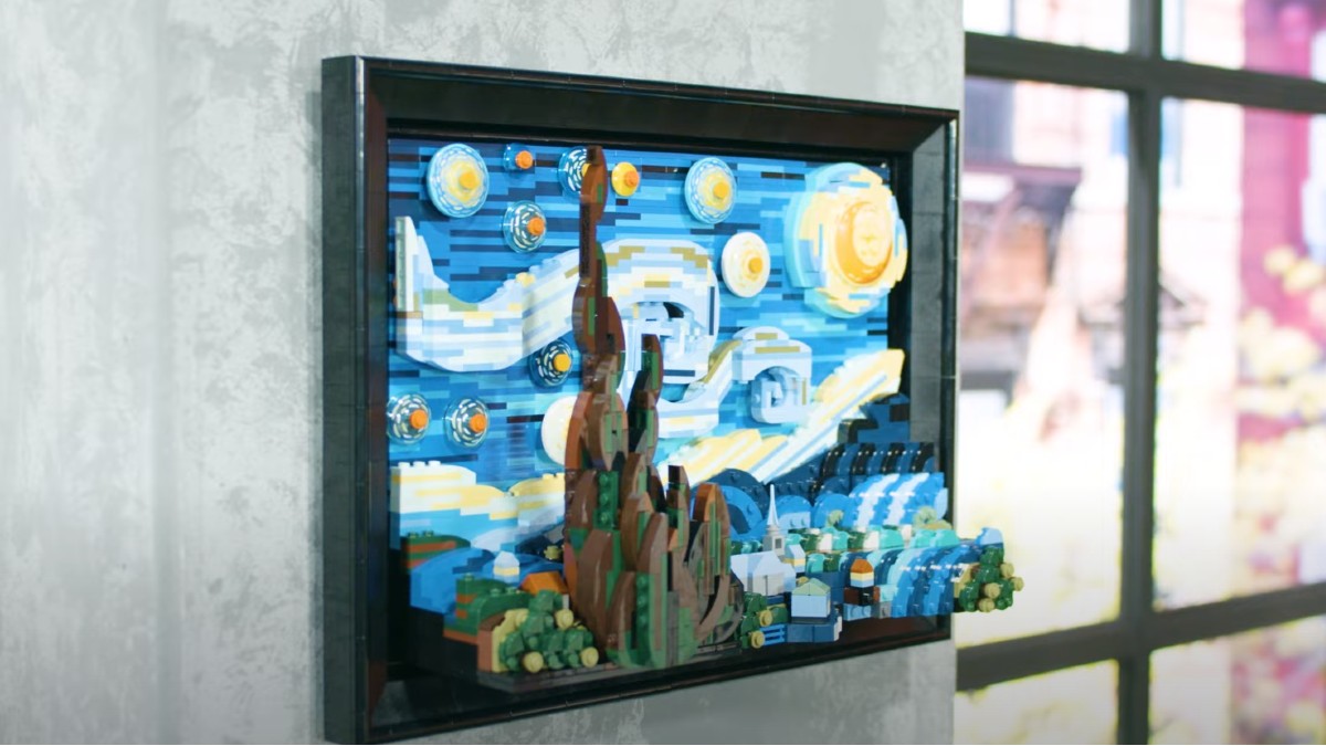 LEGO Ideas 21333 Vincent van Gogh – The Starry Night gets a designer video