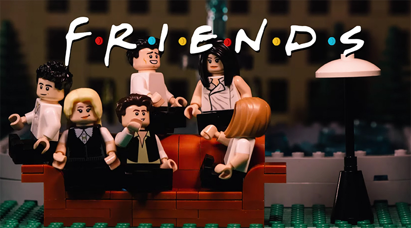Classic Friends clips recreated in a LEGO brickfilm