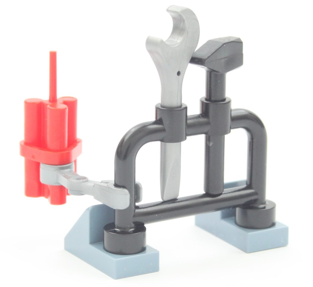 lego marvel 76231 GOTG Advent Calendar review weapon rack 1024x942
