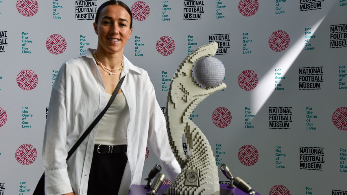LEGO donates life-sized UEFA Women’s Euro Trophy to museum