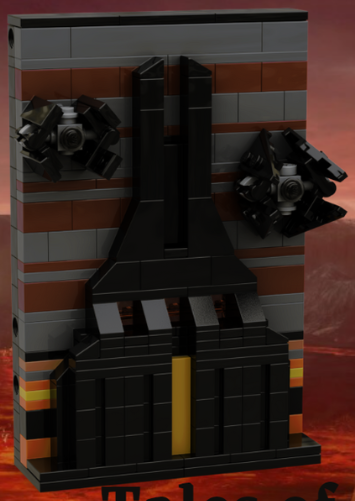 LEGO tales of mustafar brick chain