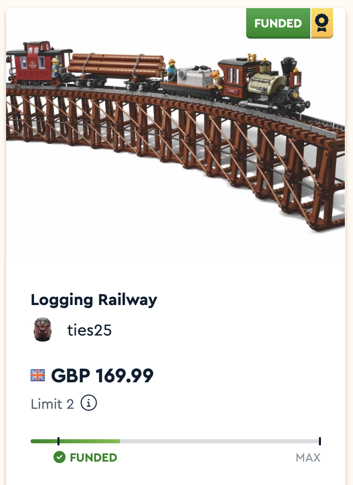 LEGO BricklInk Designer Program Logging Railway June 10 update