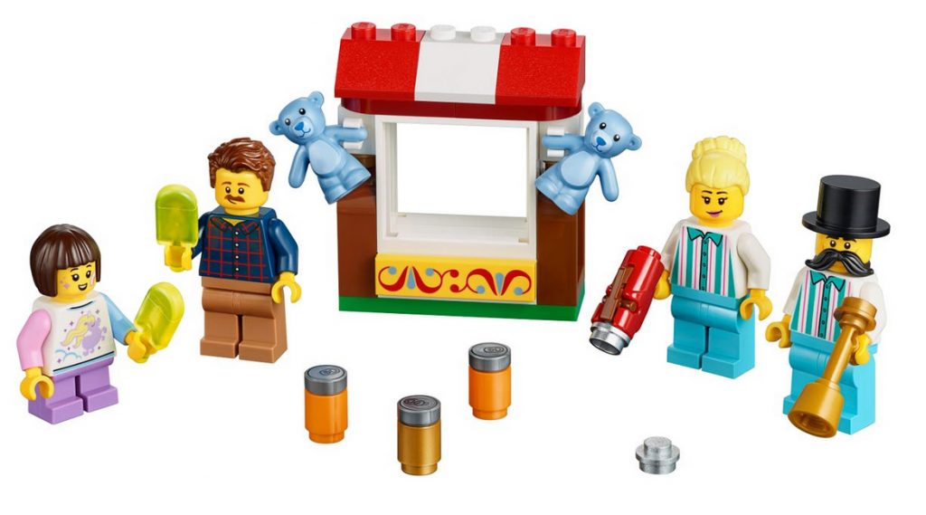 LEGO 40373 Fairground Minifigure Accessory Set available now
