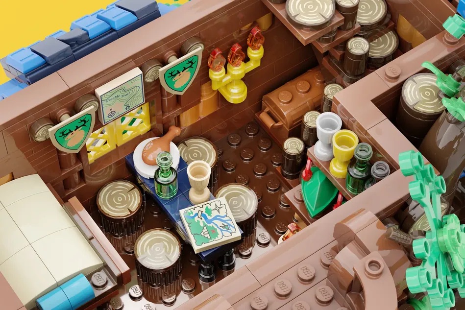 LEGO Ideas Forest Base 9