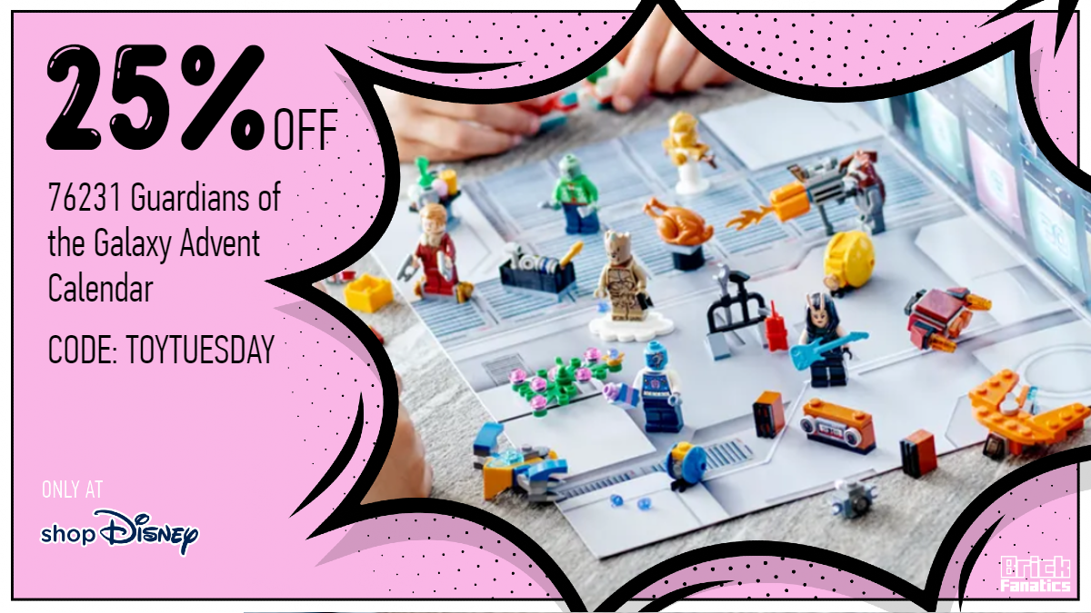 LEGO Star Wars and Guardians of the Galaxy advent calendars in shopDisney sale