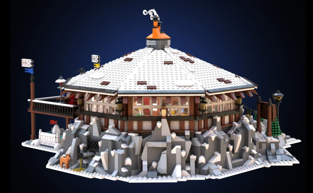 LEGO Ideas round house ski lodge 2 1024x634