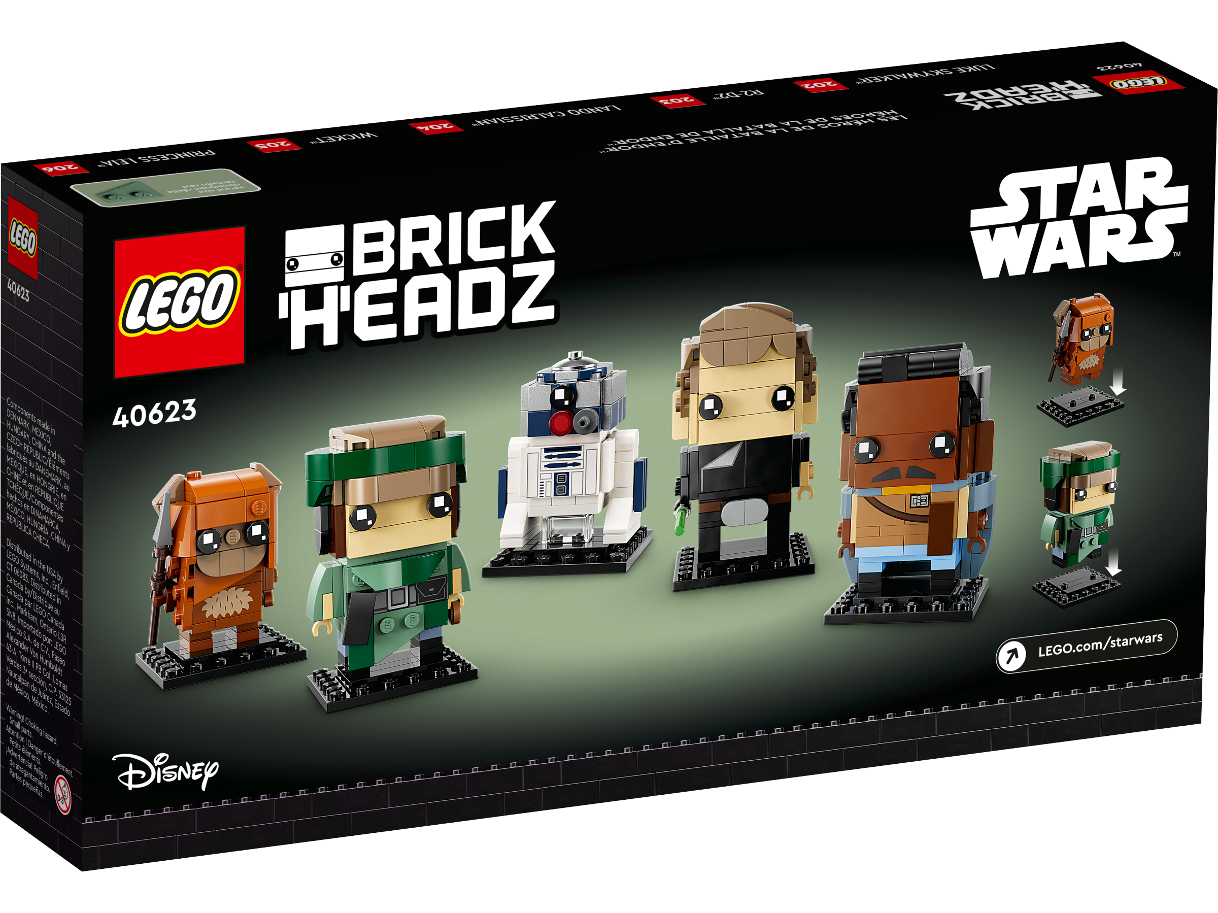 lego star wars brickheadz 40623 Endor heroes 2