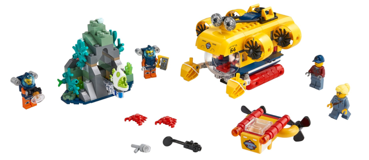LEGO CITY 60264 Ocean Exploration Submarine contents