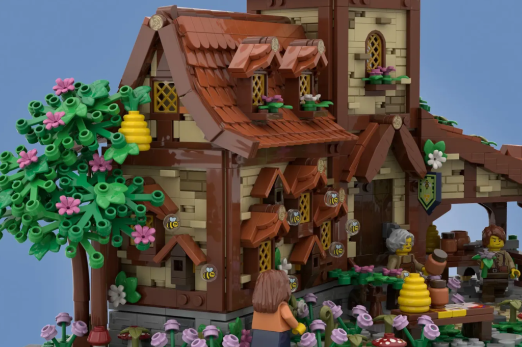 LEGO Ideas medieval bee farm 2 1024x681