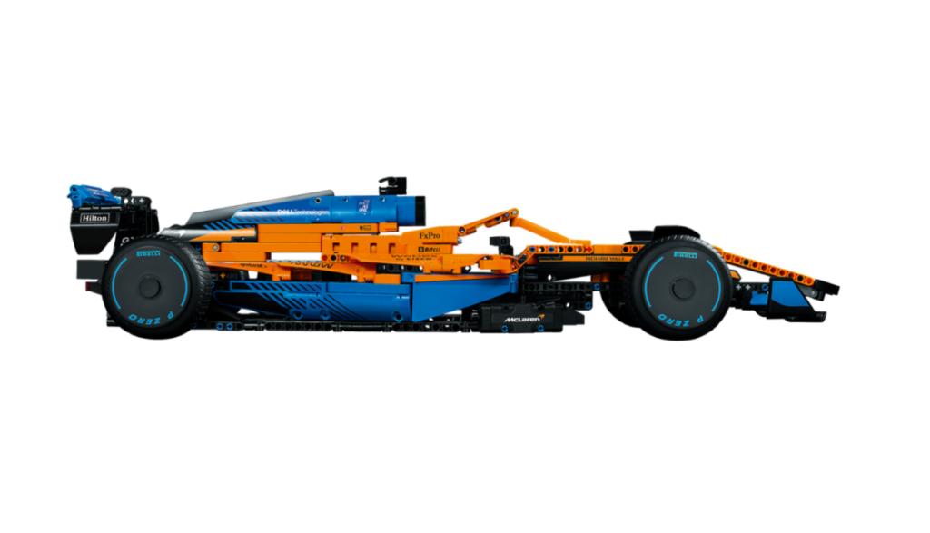 LEGO Technic 42141 McLaren Formula One Race Car side 1024x587