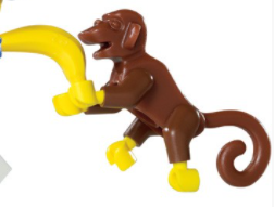 LEGO original monkey brick