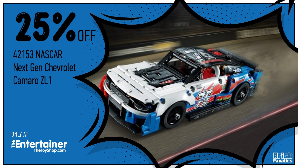 Get 25% off 42153 NASCAR Next Gen Chevrolet Camaro ZL1 now