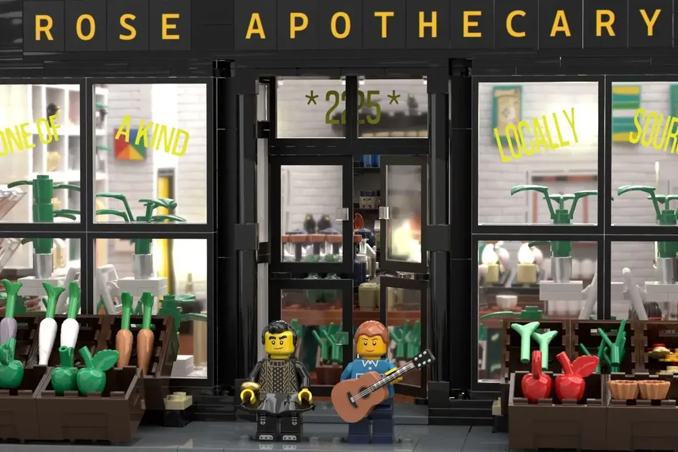LEGO Ideas Schitts Creek The Rose Apothecary 3