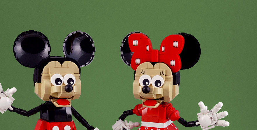 Brick Pic of the Day: Mickey and Minnie Mouse