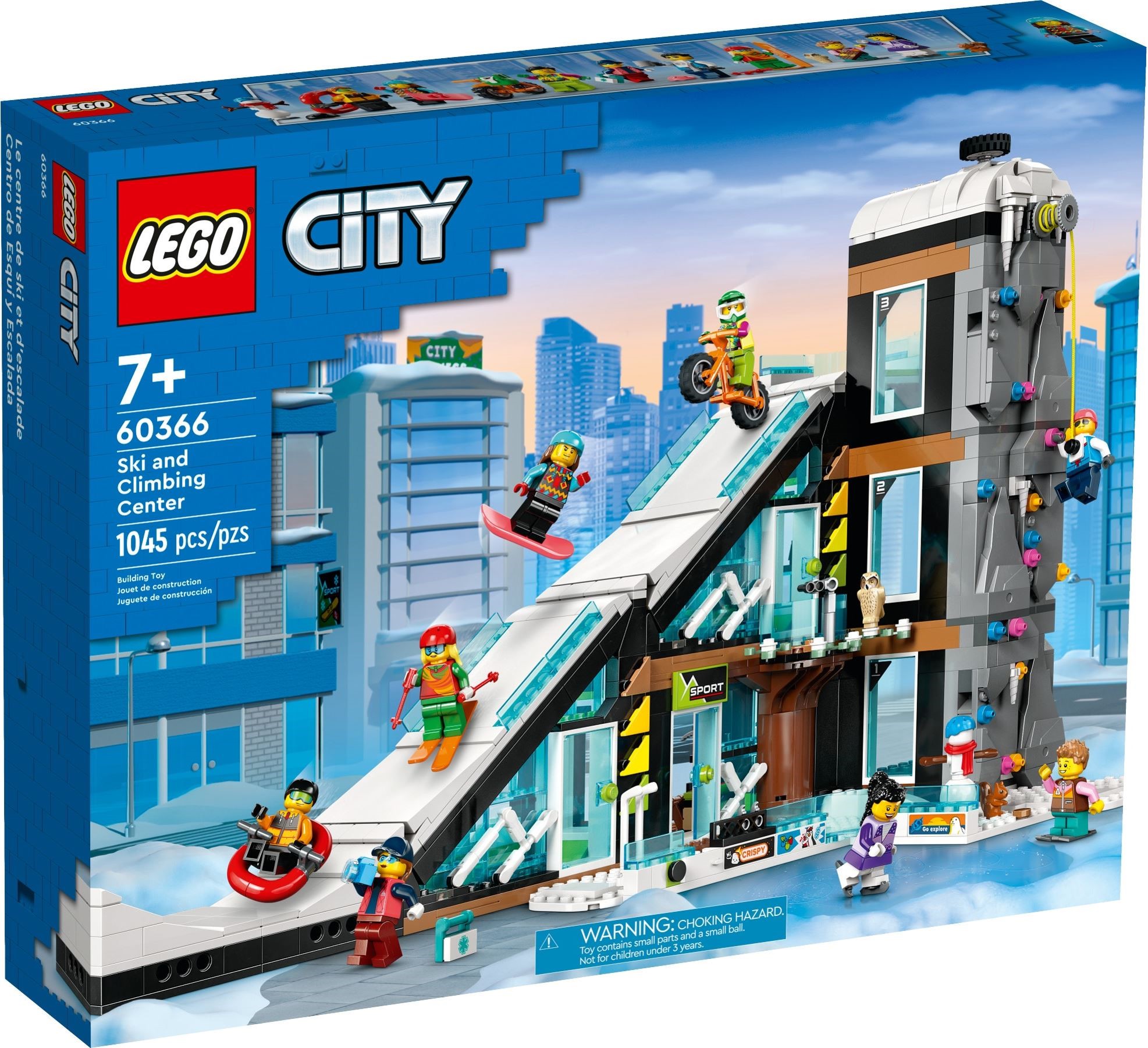 LEGO City 60366 Ski and Climbing Center 1