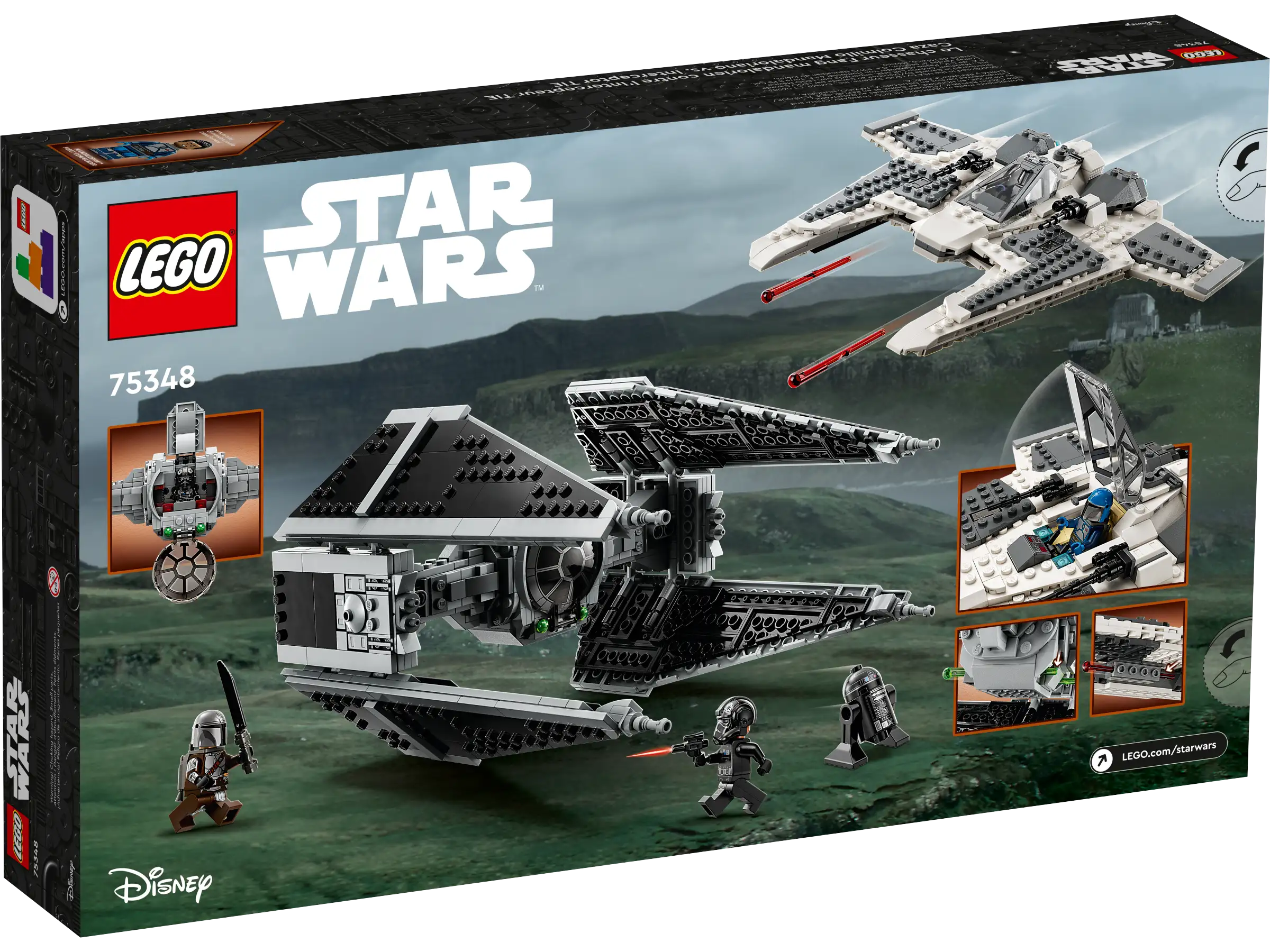 LEGO Star Wars 75348 Mandalorian Fang Fighter vs. TIE Interceptor 6