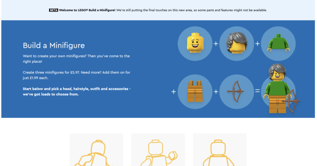 LEGO Build a Minifigure online beta experience 1 1024x538