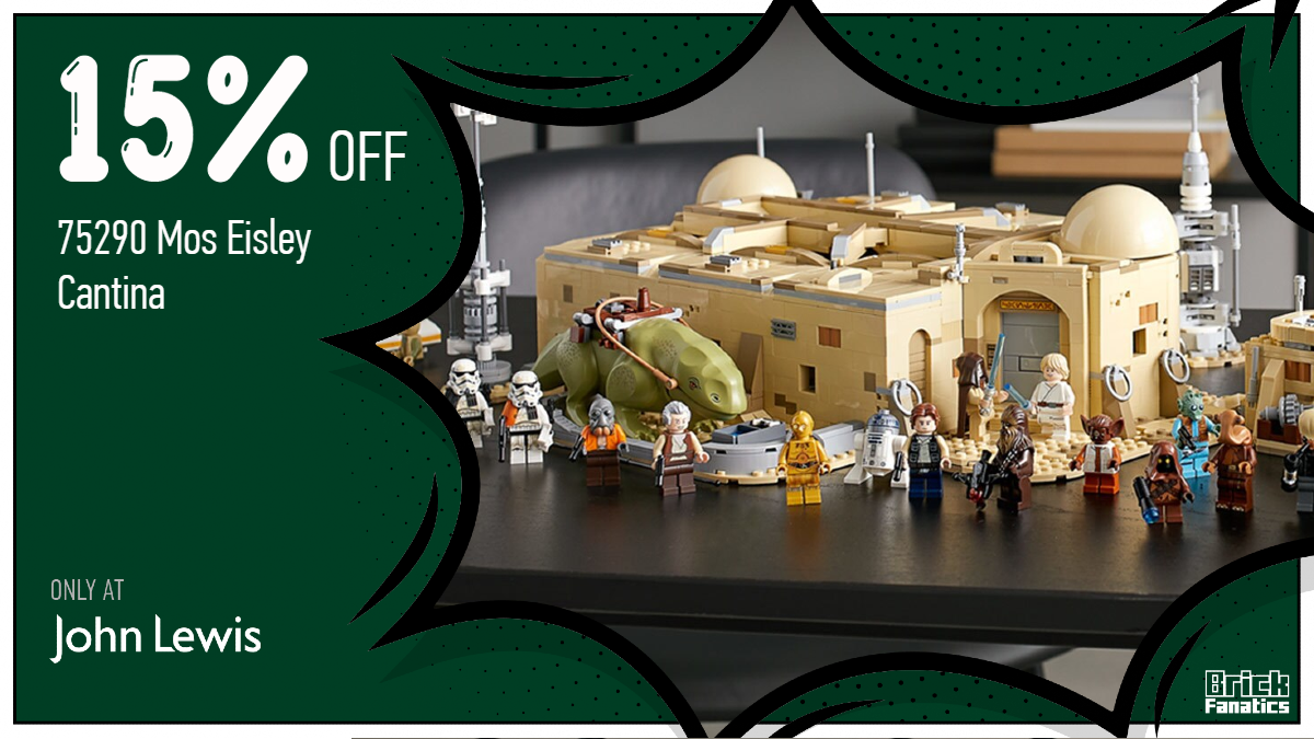 Re-imagine scenes from the Tatooine tavern with £51 off 75290 Mos Eisley Cantina