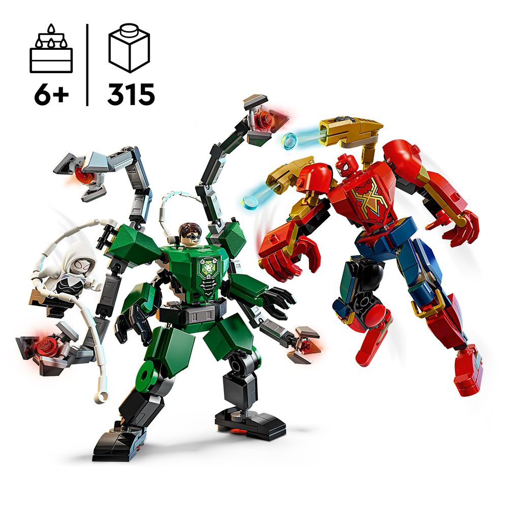 LEGO Marvel 76338 Mech Battle Spider Man vs. Doc Ock
