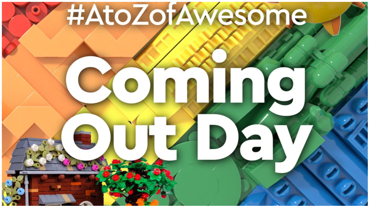 LEGO updates AtoZofAwesome to celebrate Coming Out Day