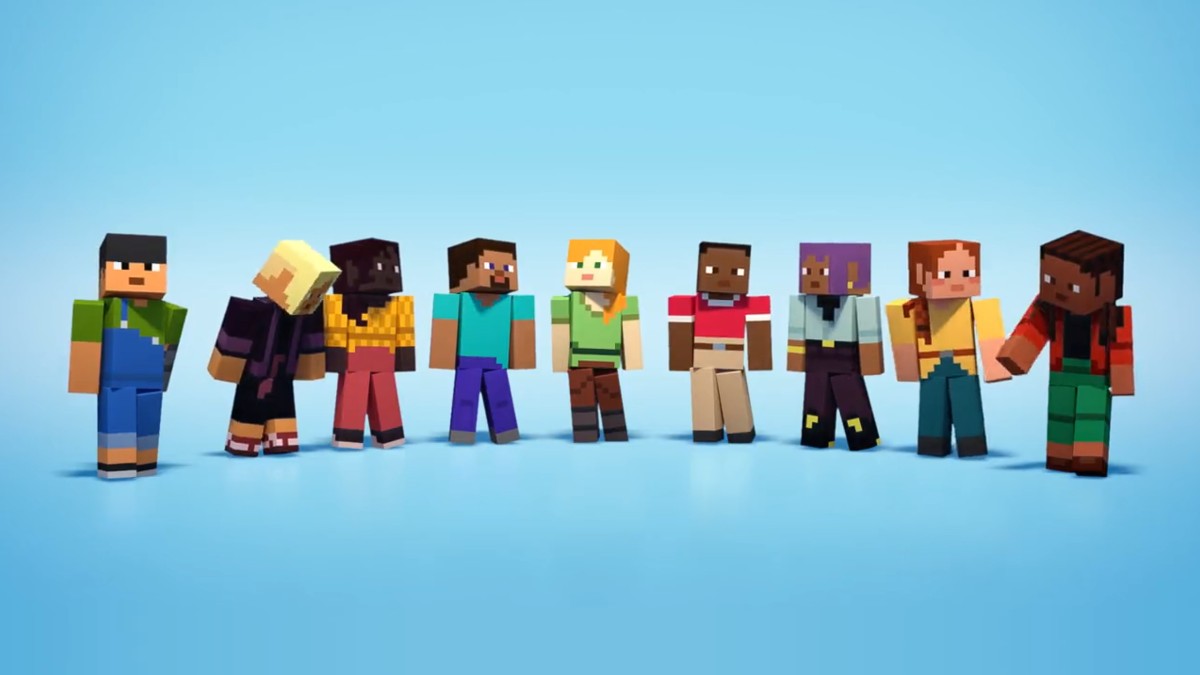 Minecraft adds new default skins that could inspire LEGO minifigures