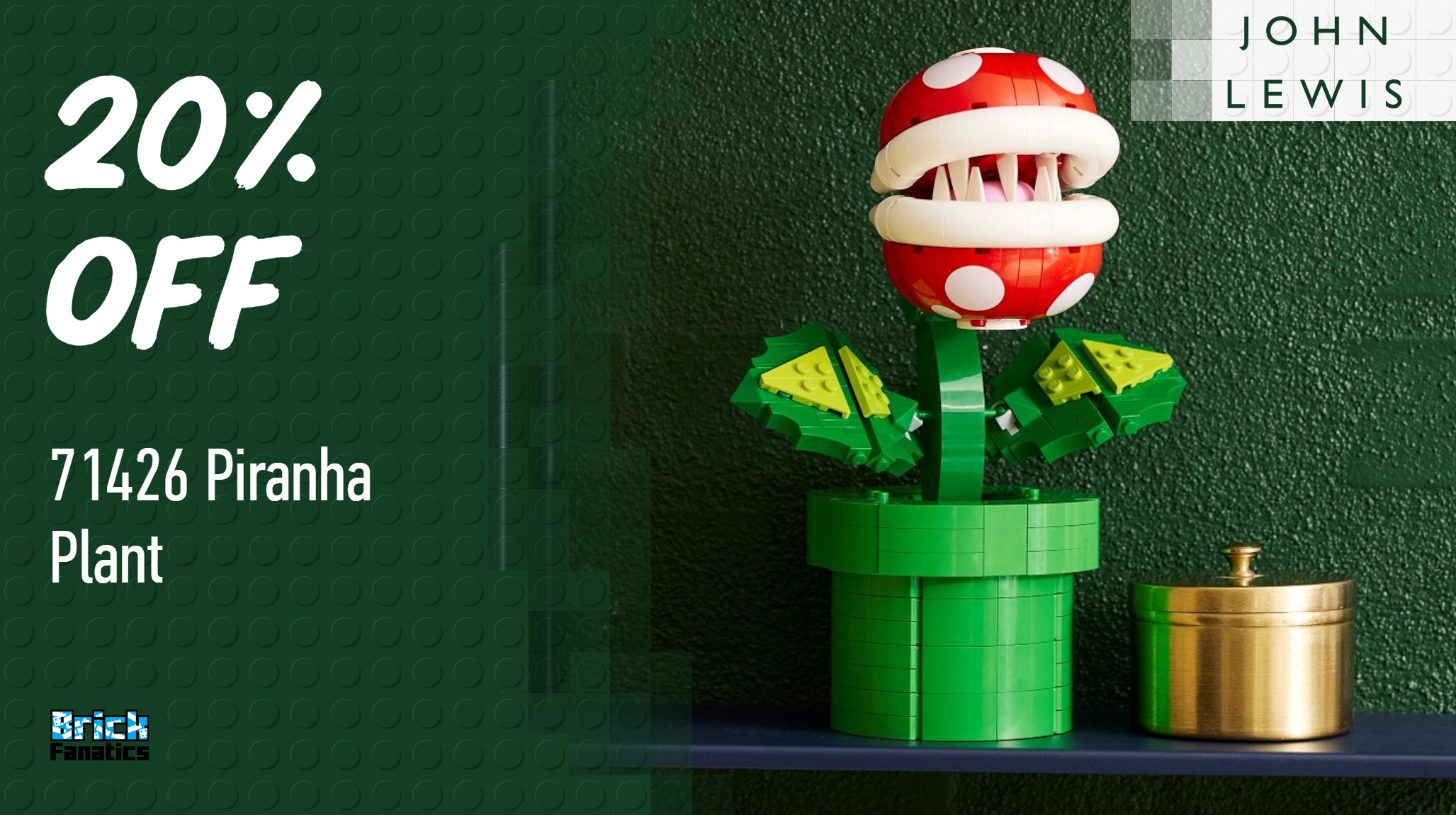 LEGO Super Mario Piranha Plant chomps down on a discount