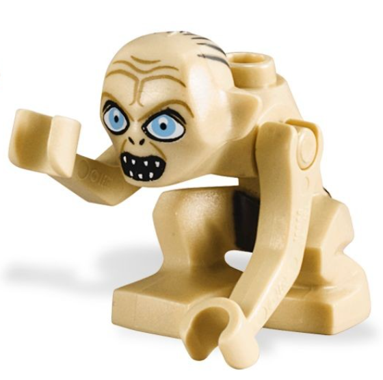 LEGO Lord of the Rings Gollum minifigure andy serkis