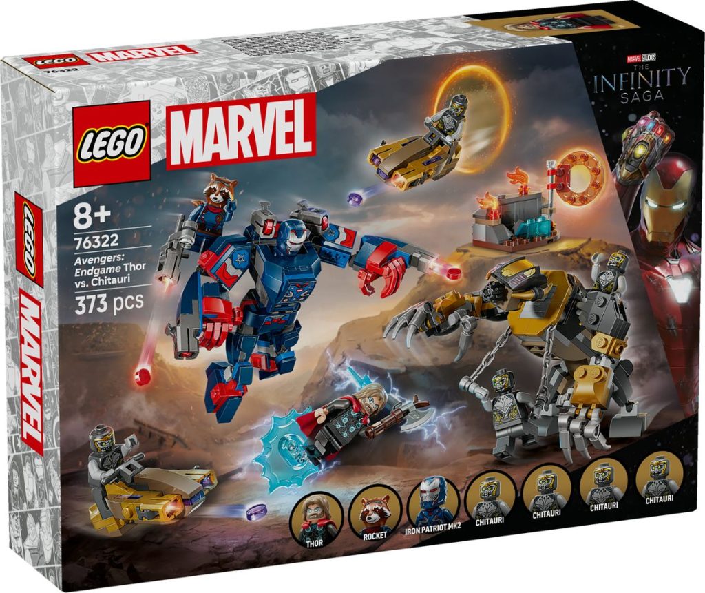 LEGO Marvel LEGO Marvel 76322 Avengers Endgame Thor vs. Chitauri box front 1024x861