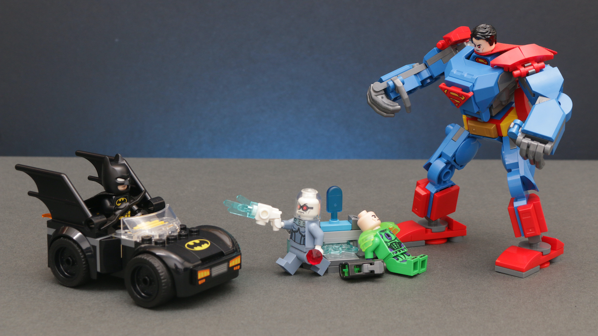 LEGO DC 76302 Superman Mech vs. Lex Luthor and 76301 Batman & Batmobile vs. Mr. Freeze review