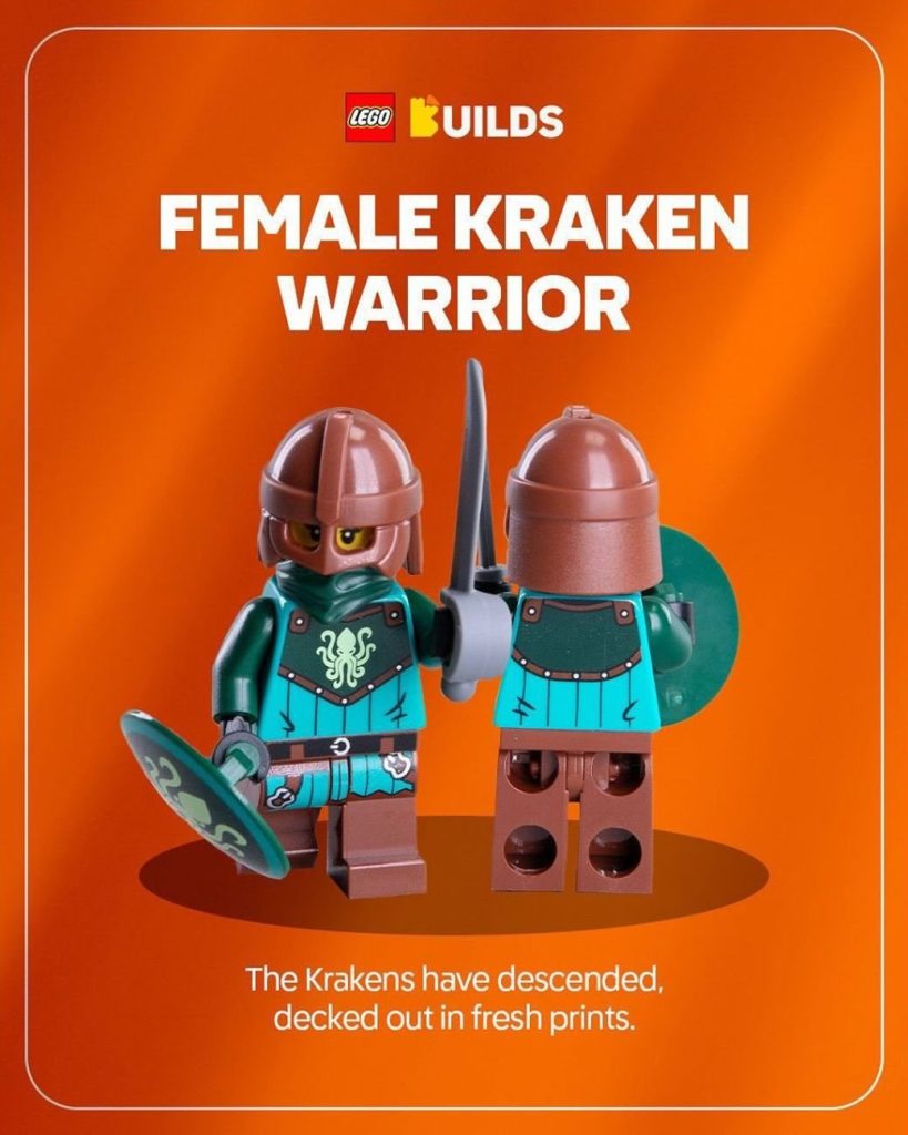 LEGO Ideas 21358 Minifigure Vending Machine Female Kraken Warrior 819x1024