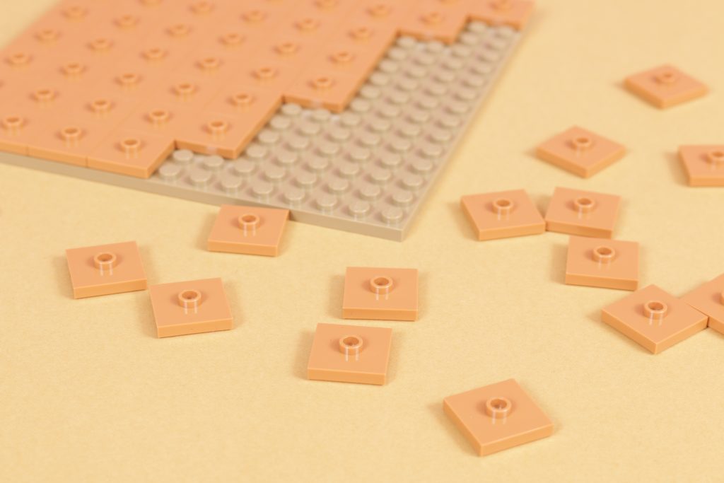 How to LEGO – Building space terrain part I step by step 2 1024x683