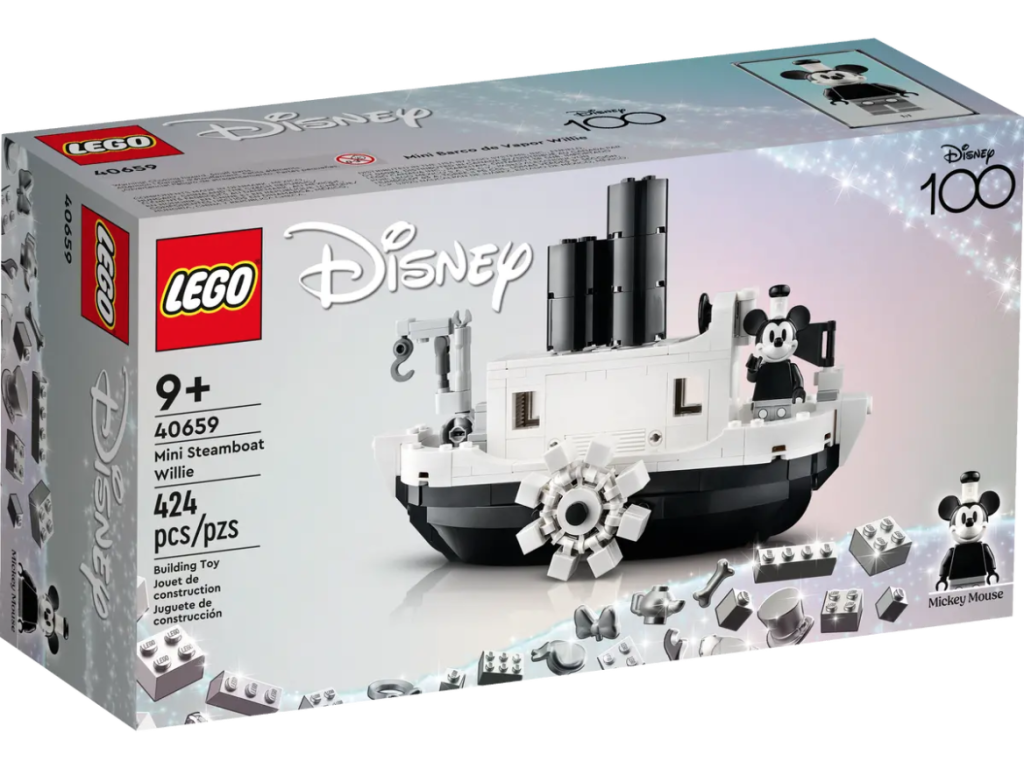 LEGO Disney 40659 Mini Steamboat Willie box front 1024x769