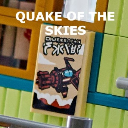 71837 NINJAGO City Workshops quake jet easter egg