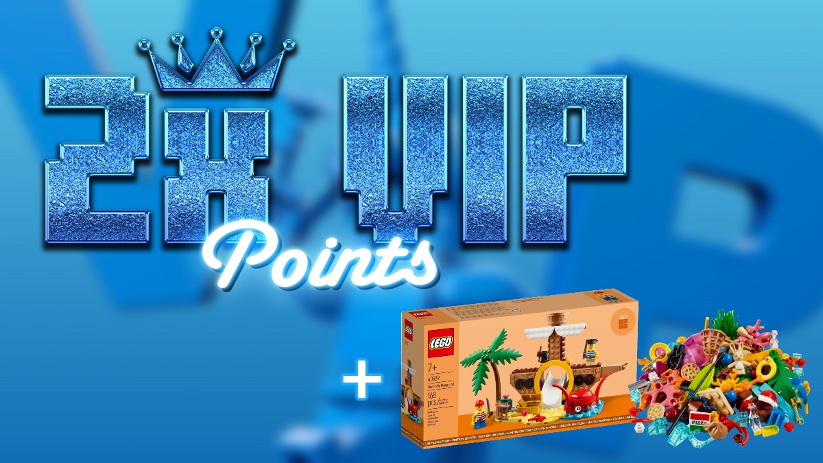 LEGO double VIP points available now in the UK and Europe, plus two GWPs